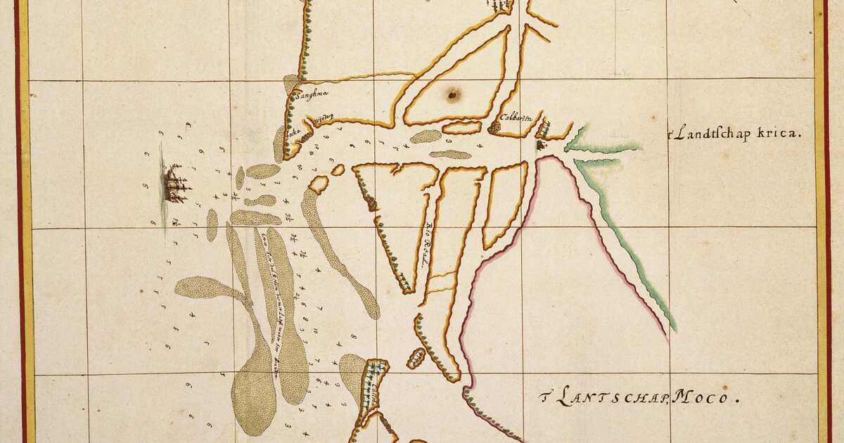 Map Of The Mouth Of The Calabar River Atlas Of Mutual Heritage