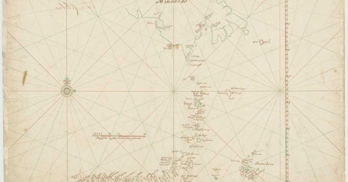 Map Of The North Coast Of Celebes Atlas Of Mutual Heritage