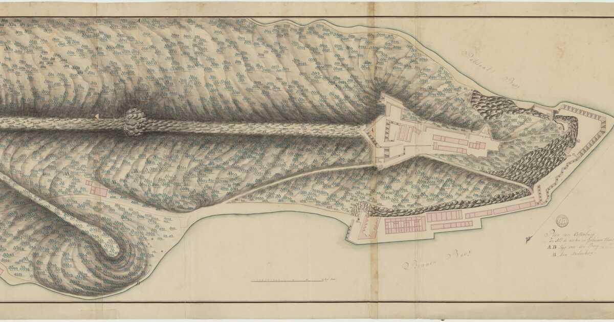 Plattegrond Van Fort Oostenburg Te Trinconomale Atlas Of Mutual Heritage